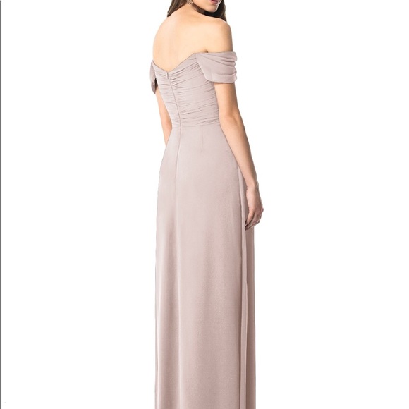 Dessy collection off the shoulder gown - Picture 2 of 8